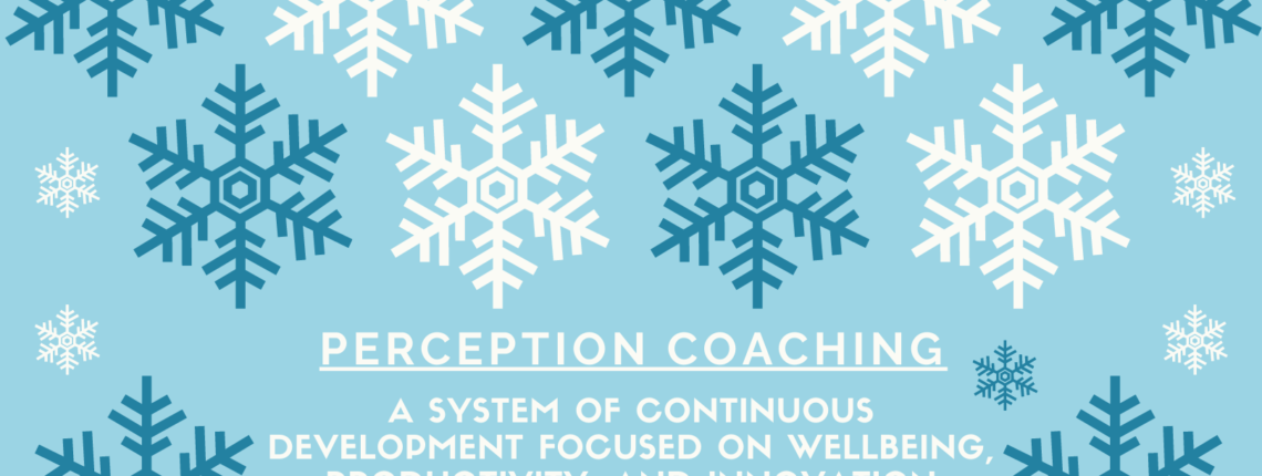 Perception Coaching, a system of continuous development focused on well-being, productivity, and innovation.