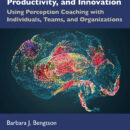 book cover with a brain scan Title: Coaching for Well-being, Productivity, and Innovation